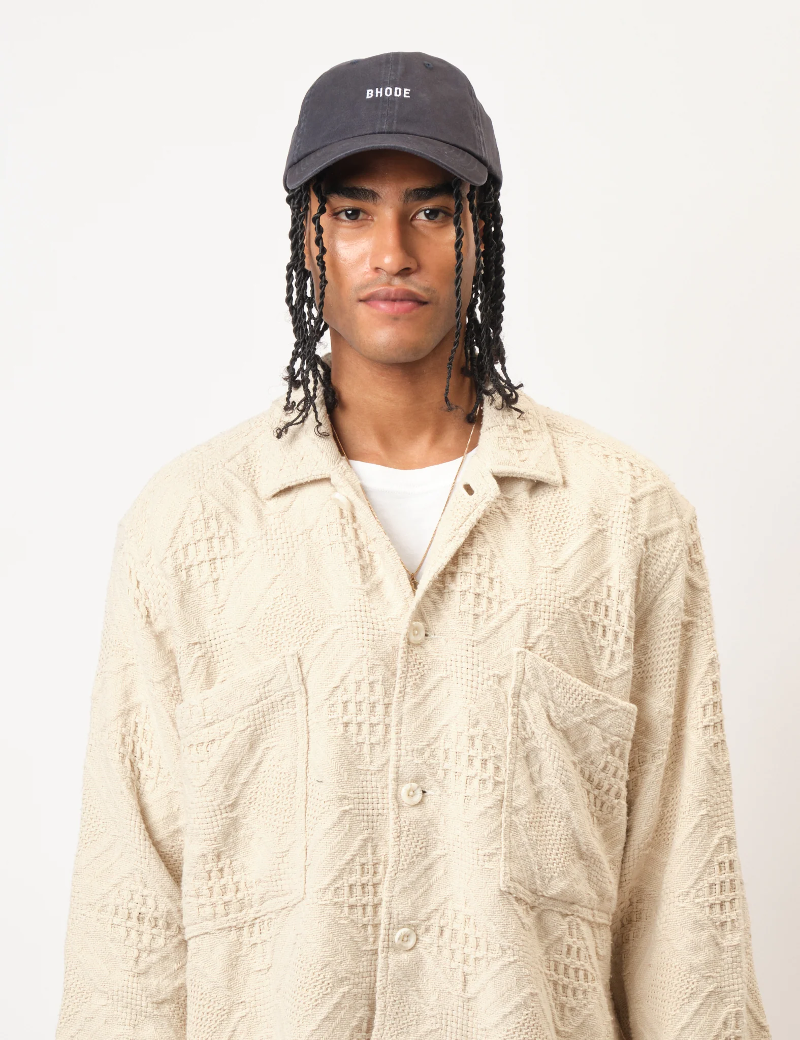 Bhode Washed 6-Panel Cap - Black - Image 7