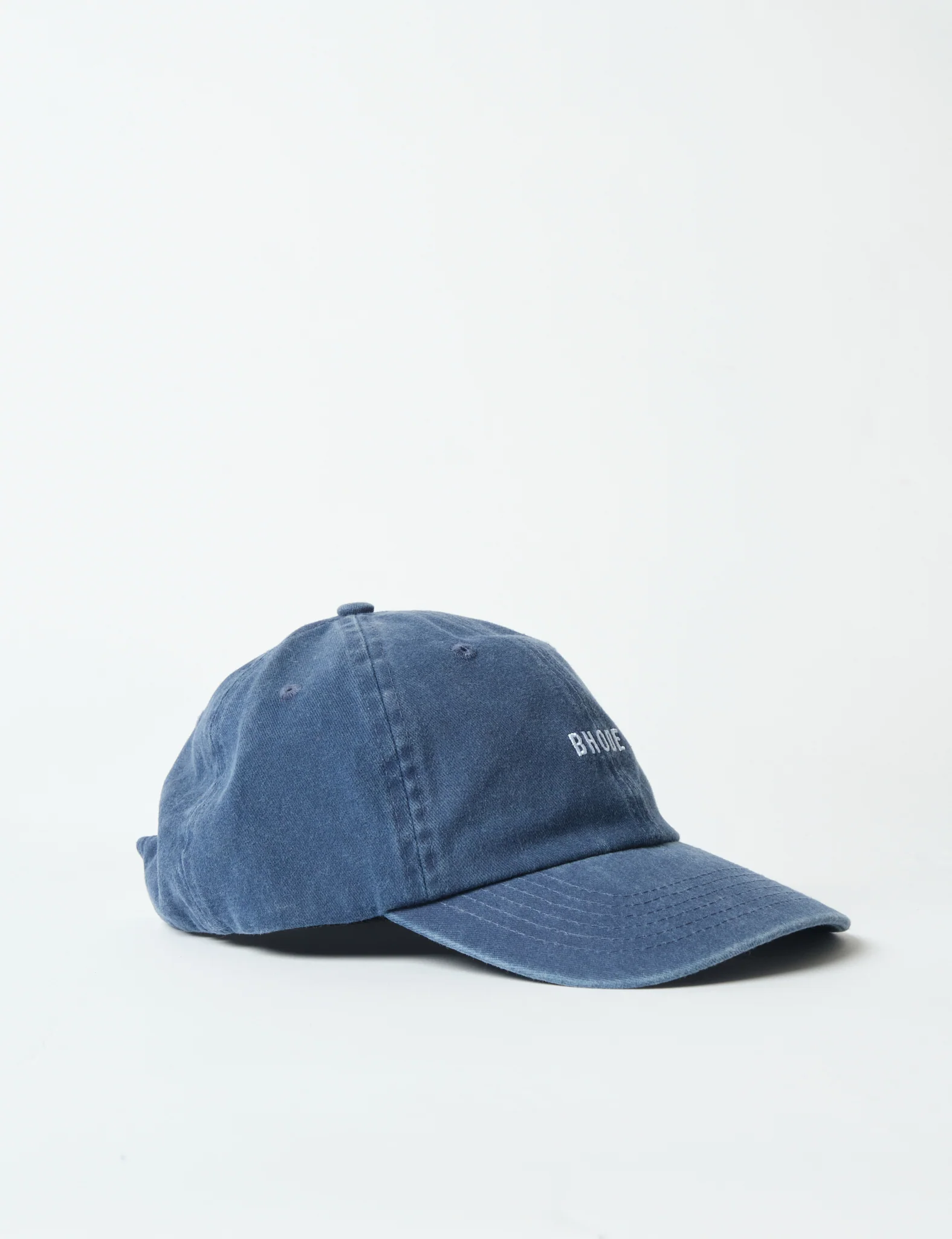 Bhode Washed 6-Panel Cap - Navy Blue - Image 4