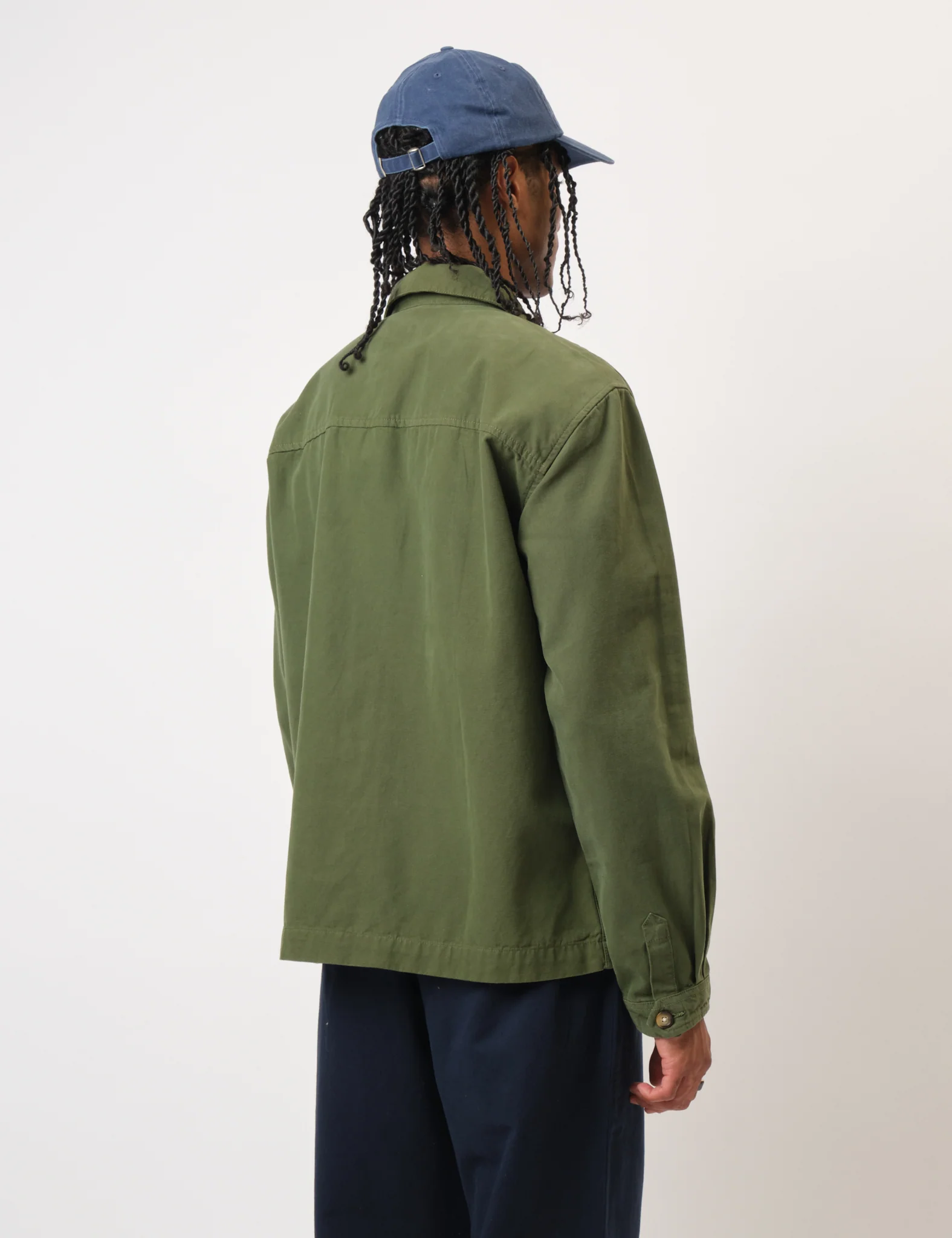 Bhode Washed 6-Panel Cap - Navy Blue - Image 8