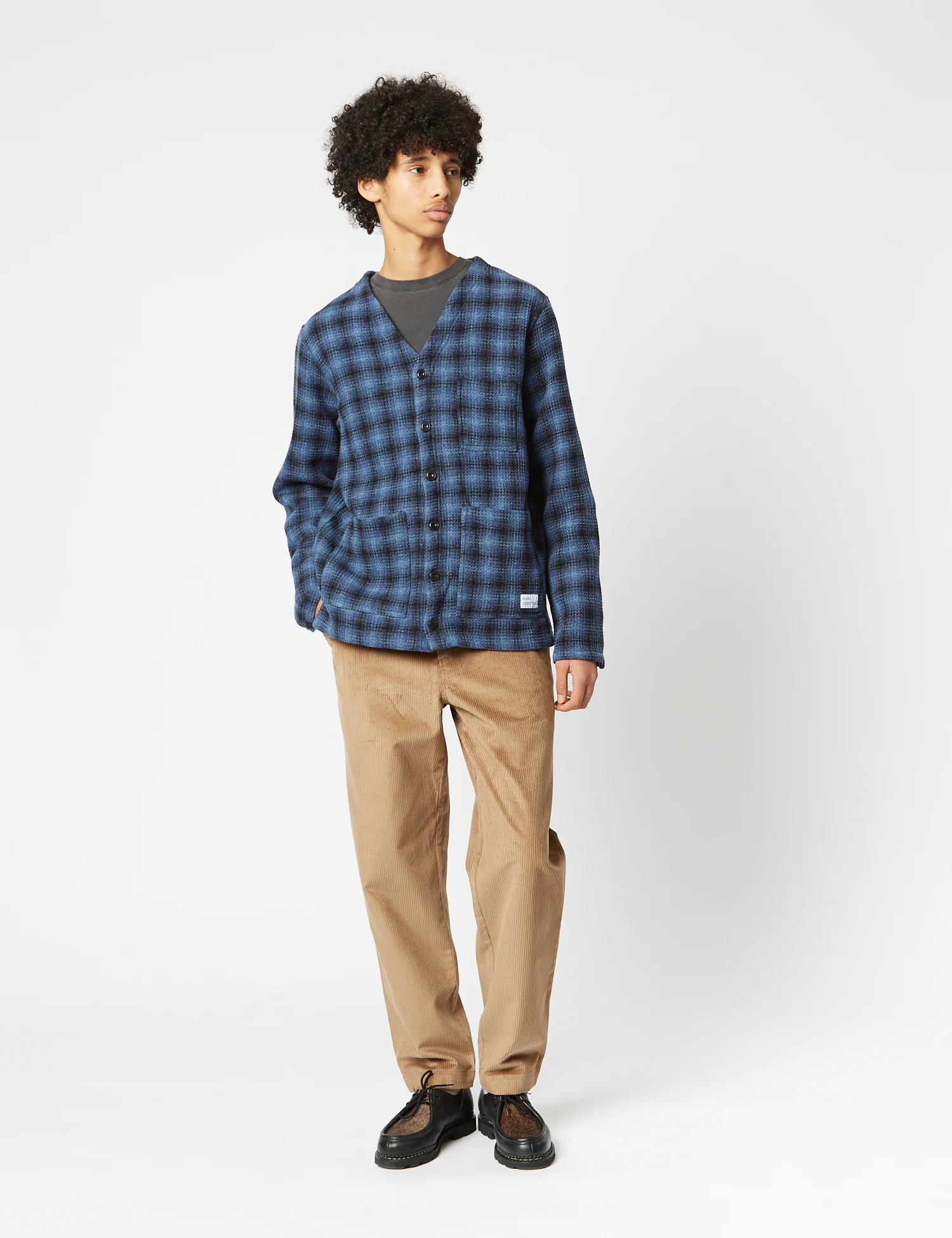 Bhode x Brisbane Cord Pant (Relaxed, Straight) - Fawn Khaki - Image 3