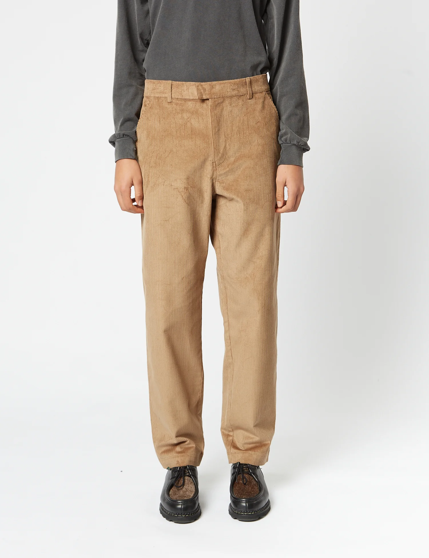 Bhode x Brisbane Cord Pant (Relaxed, Straight) - Fawn Khaki - Image 6