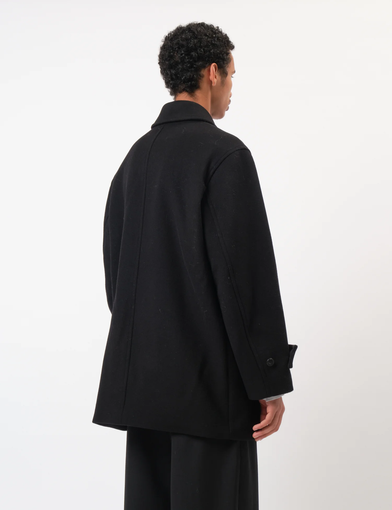 Coor Belandi Half Coat (Cashmere-Blend) - Black - Image 6