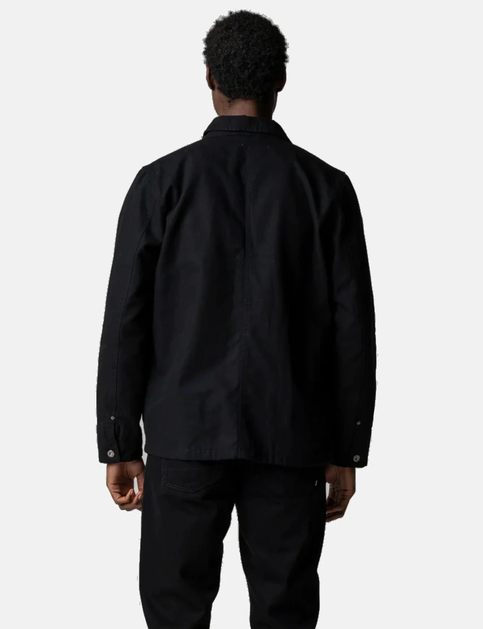 Finisterre Basset Flannel Lined Jacket - Black/Red Oxide - Image 4