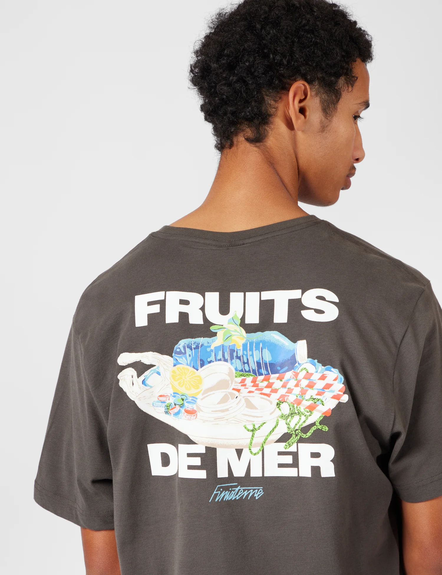 Finisterre Fruits De Mer T-Shirt - Raven Black - Image 4