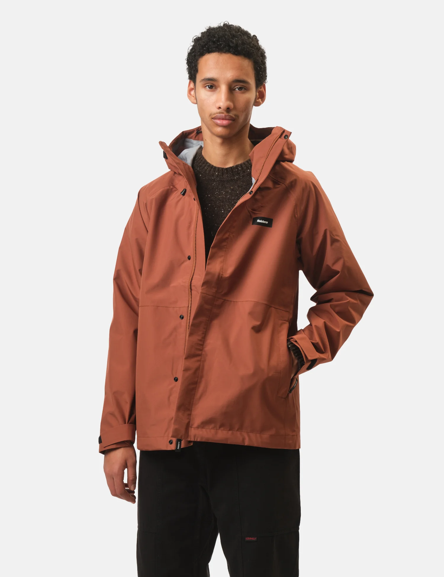 Finisterre Skybird Waterproof Jacket - Pecan Brown - Image 7