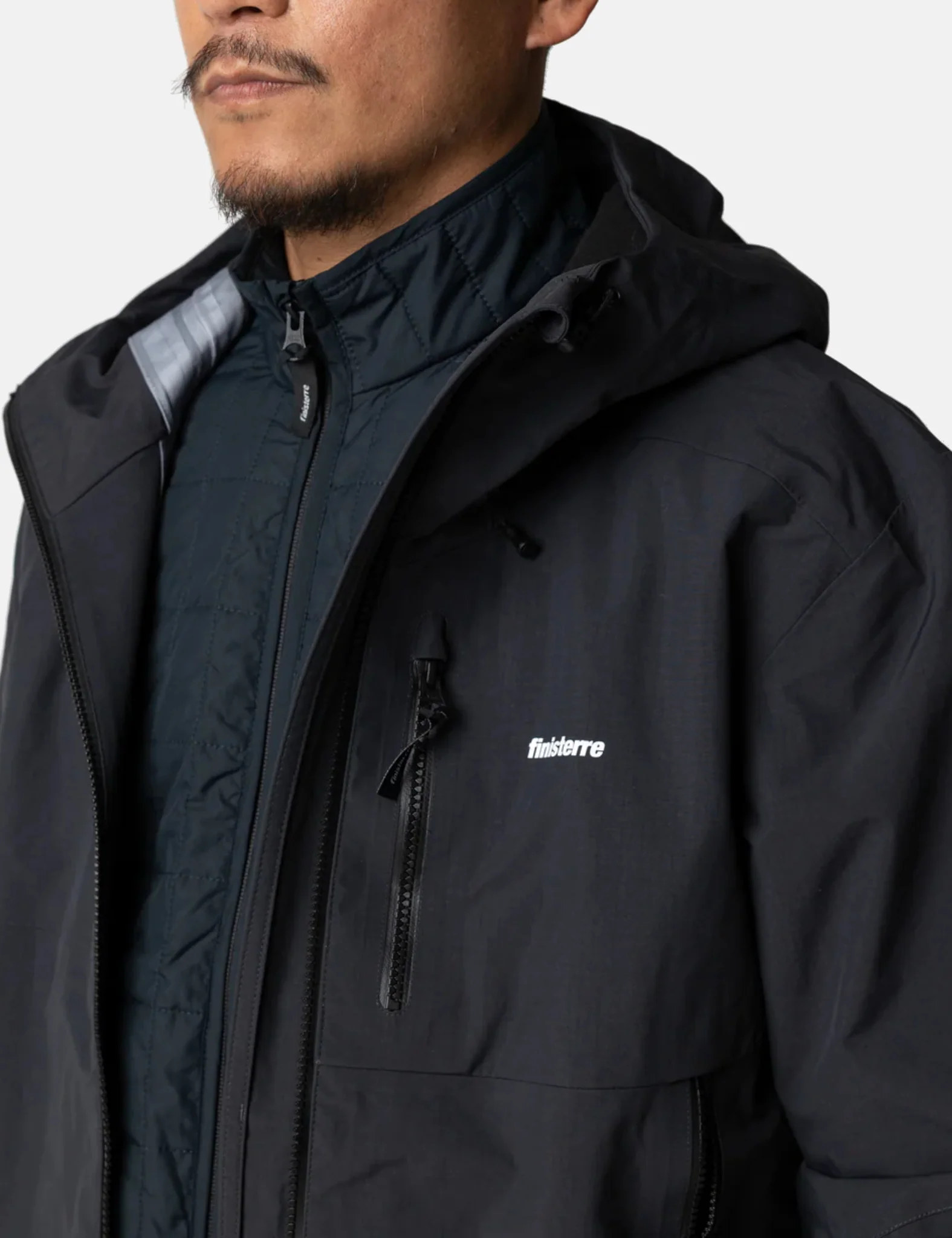 Finisterre Stormbird Jacket - Black - Image 2