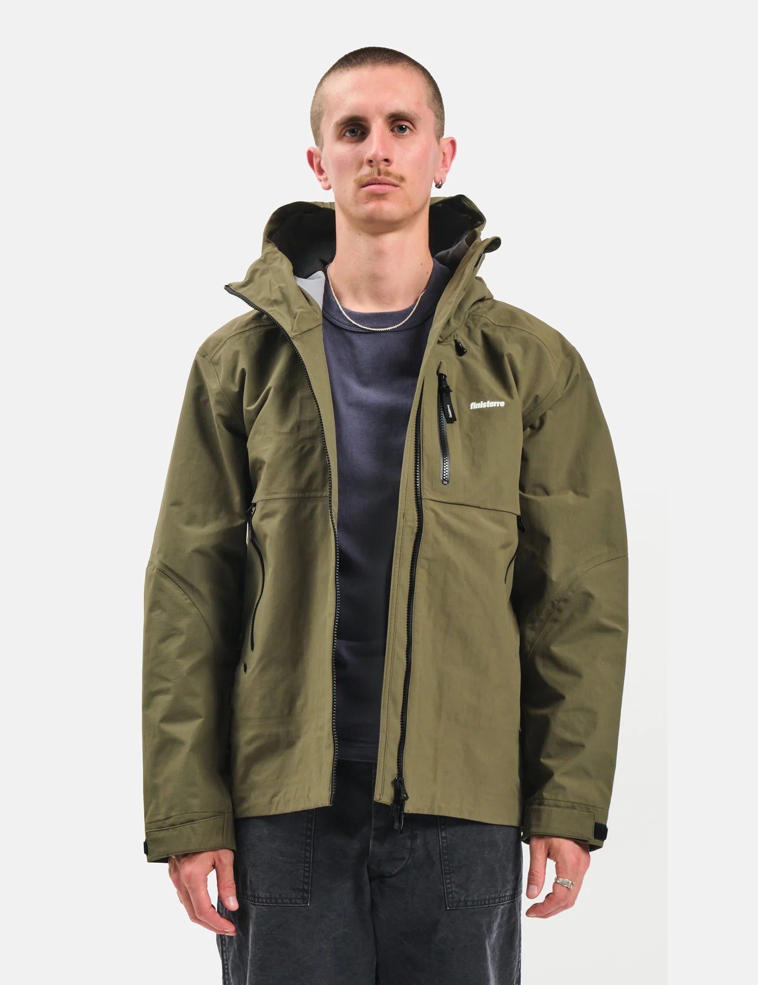 Finisterre Stormbird Jacket - Olive Green - Image 8