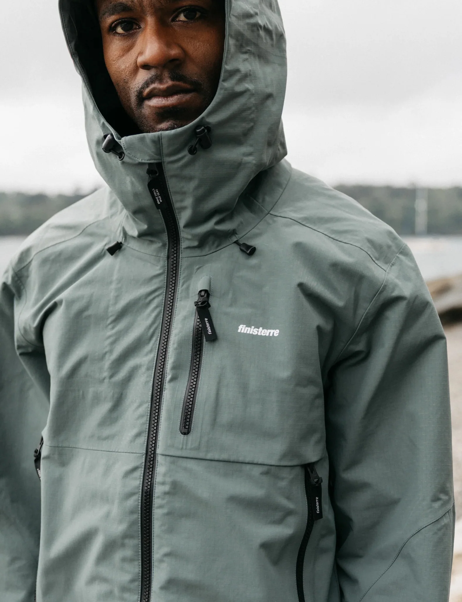 Finisterre Stormbird Waterproof Jacket - Deep Sea - Image 3