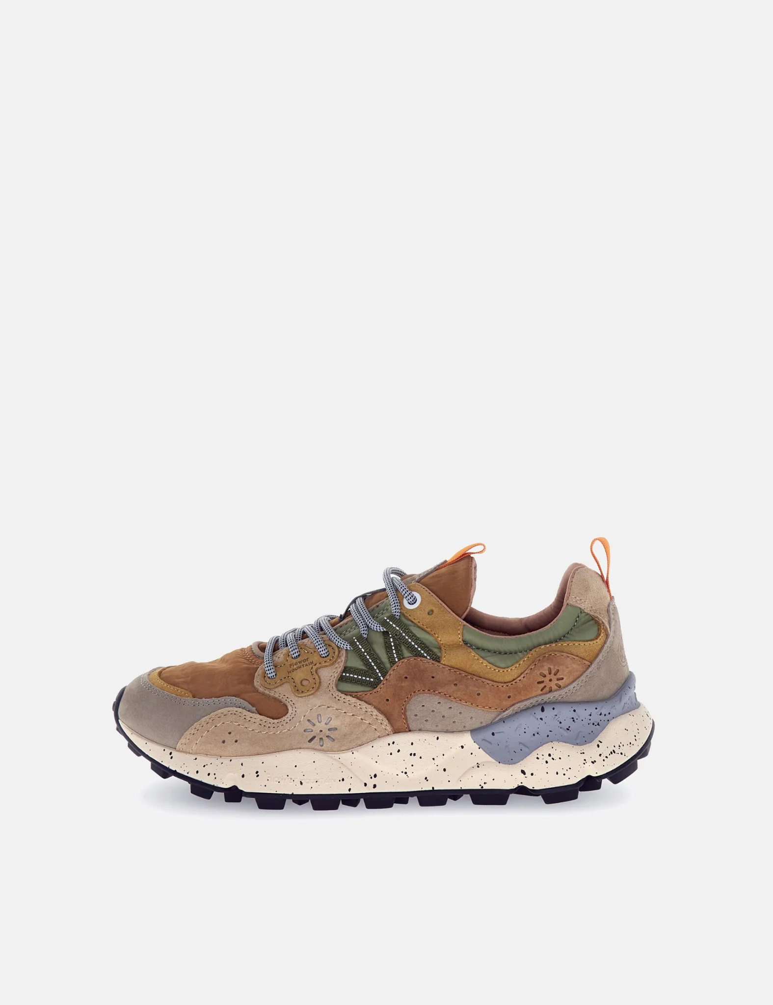 Flower Mountain Yamano 3 (Suede/Nylon) Shoes - Grey/Light Brown/Beige - Image 6