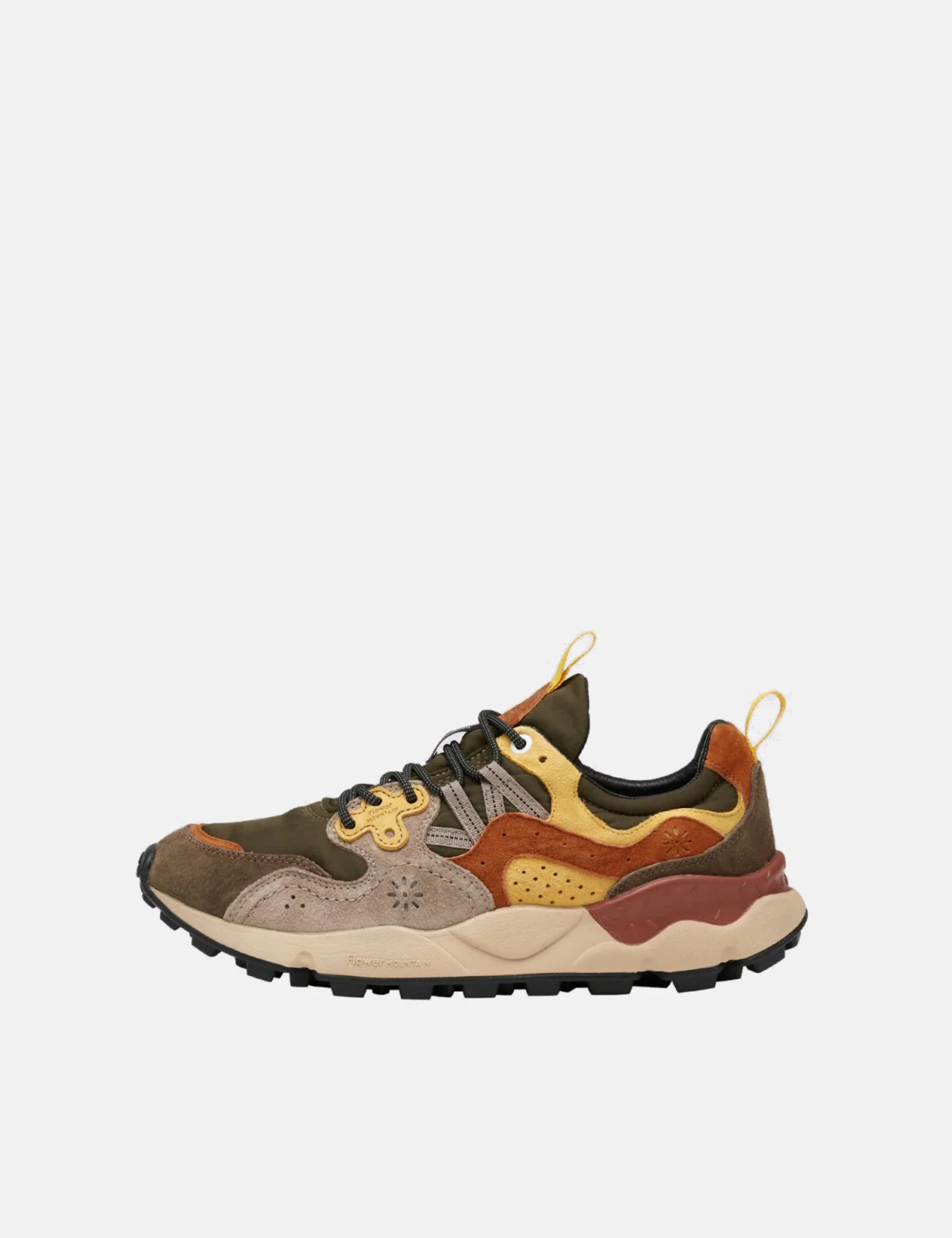 Flower Mountain Yamano 3 (Suede/Nylon) Shoes - Grey/Yellow - Image 6