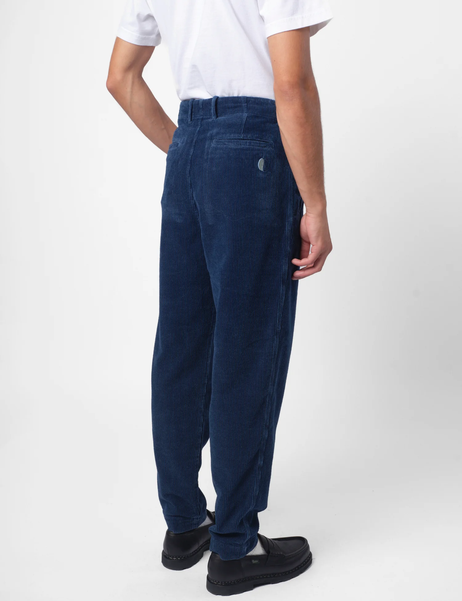 Folk Assembly Corduroy Pant - Washed Indigo Blue - Image 3