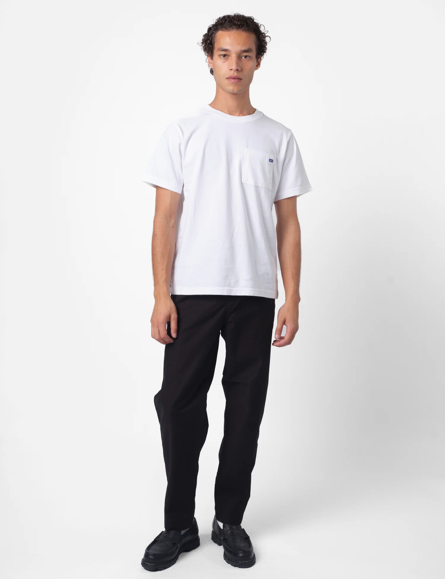 Folk Signal Slub Pant - Black - Image 2