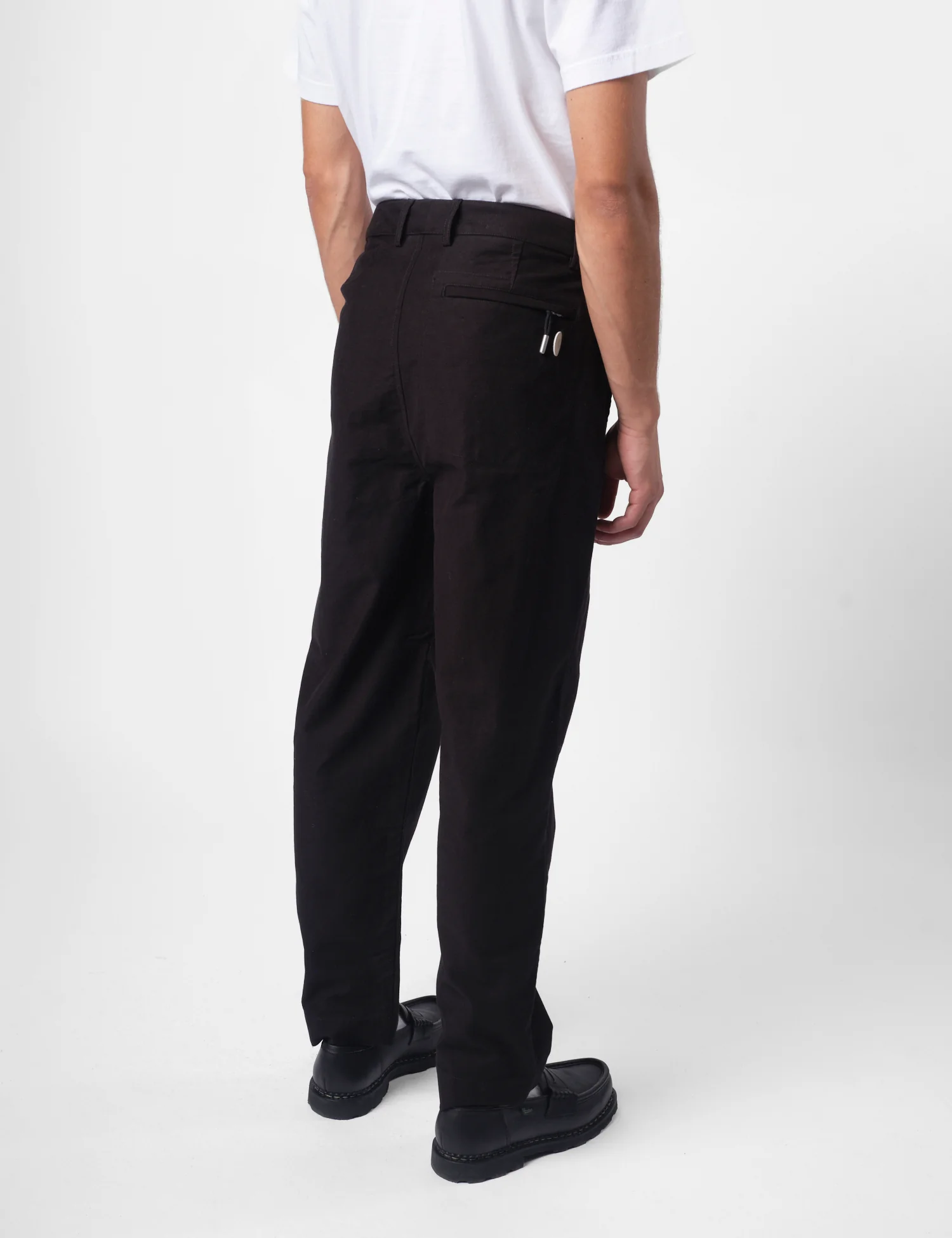 Folk Signal Slub Pant - Black - Image 4