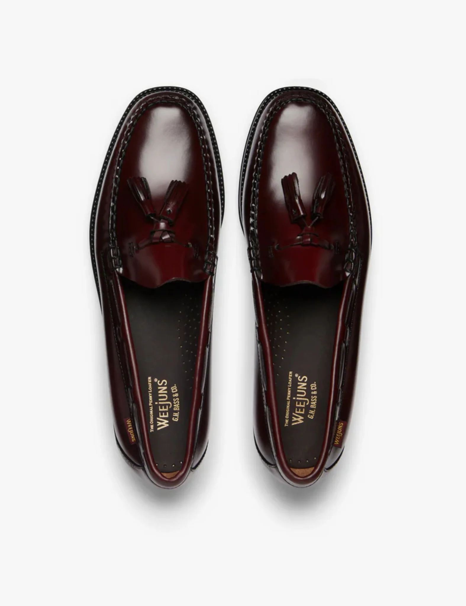 G.H. Bass Weejun II Larkin Moc Tassel (Leather) - Wine - Image 3