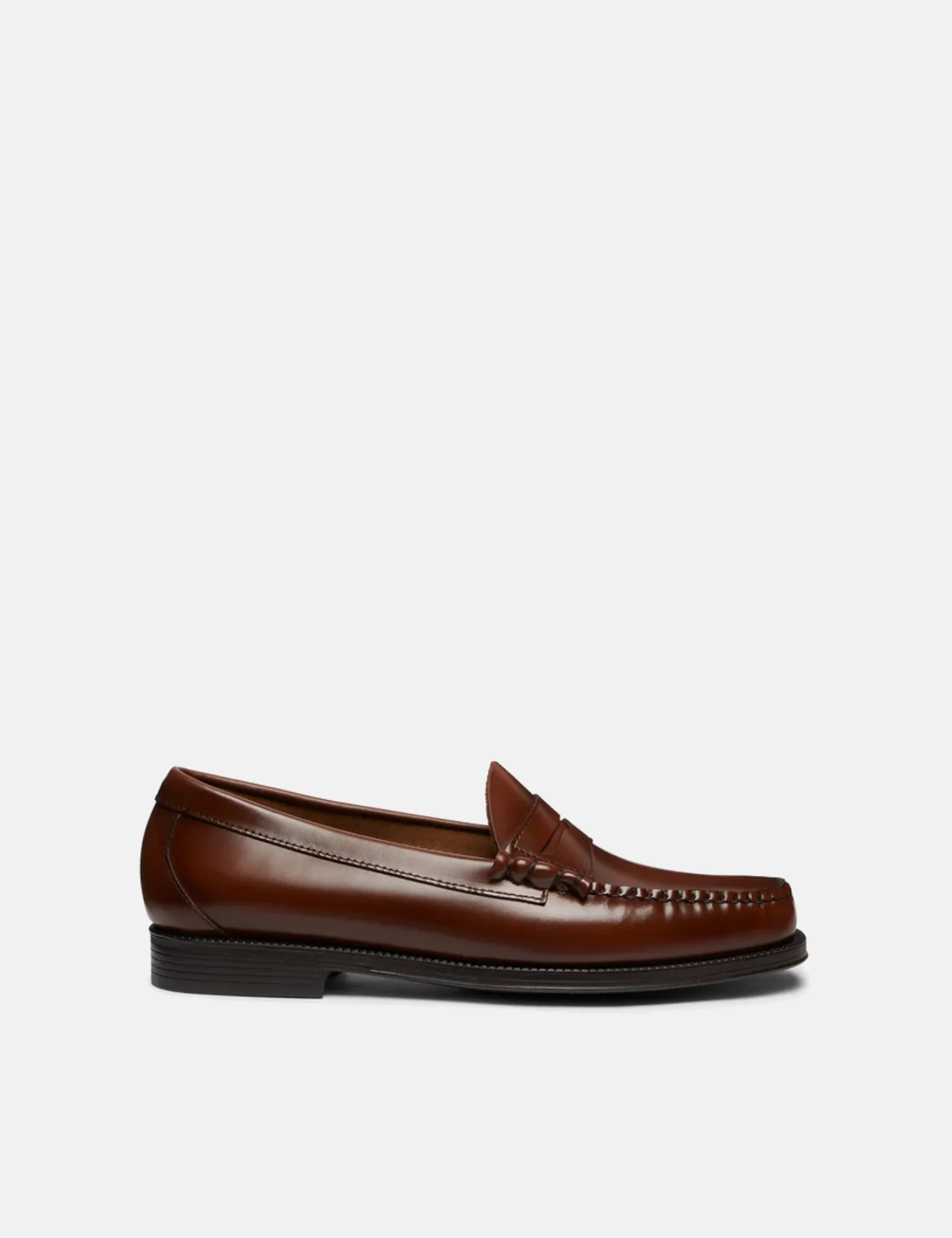 G.H. Bass Weejun II Larson Moc Penny (Leather) - Mid Brown