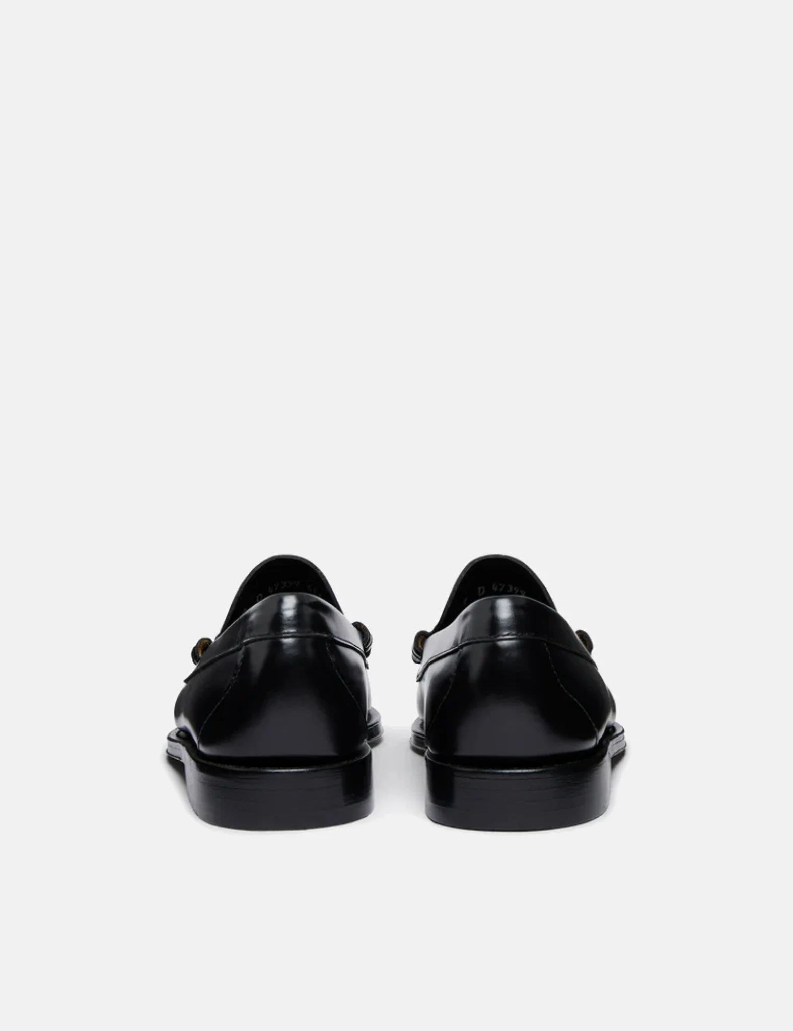 G.H. Bass Weejun Larson Weave Moc Loafer (Leather) - Black/White - Image 5