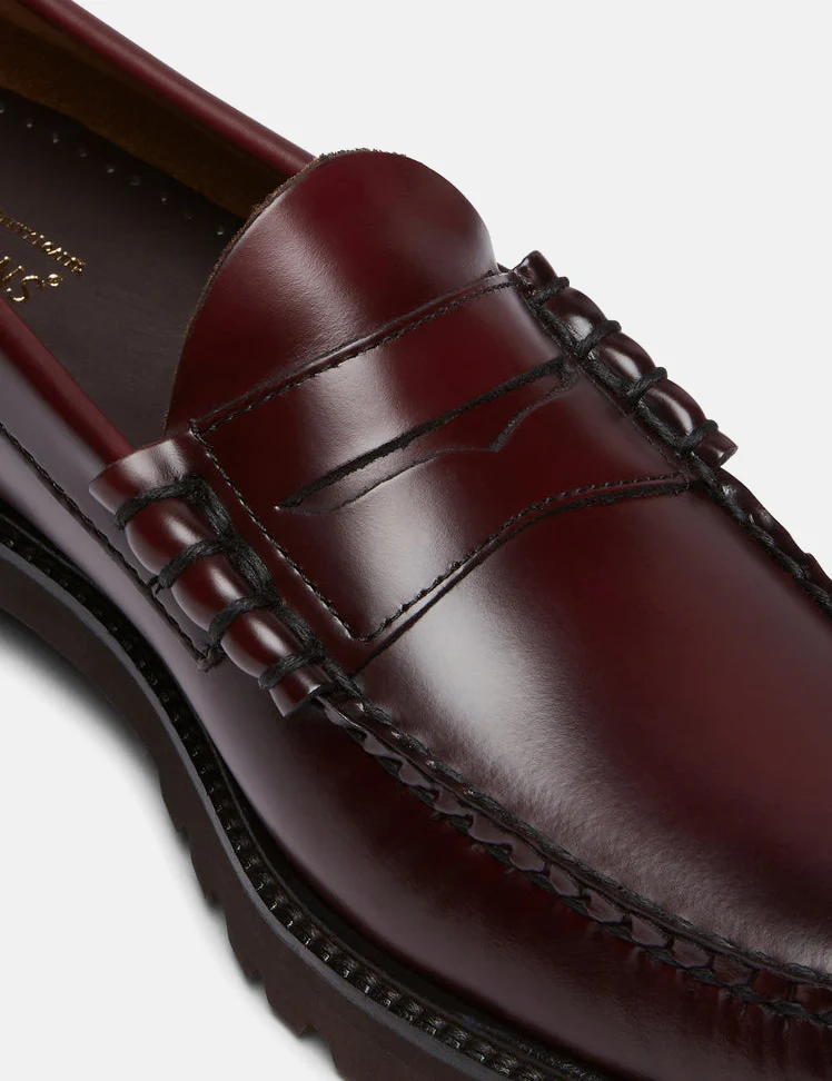 G.H. Bass Weejuns 90 Larson Penny (Leather) - Wine - Image 3