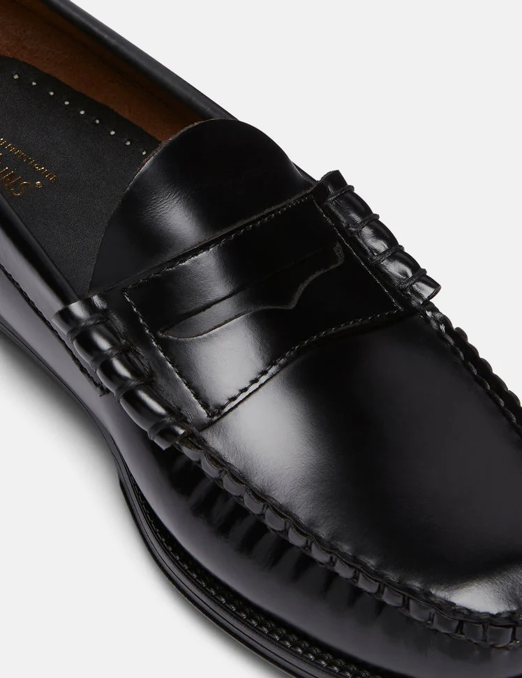 G.H. Bass Weejuns II Larson Moc Penny (Leather) - Black - Image 3
