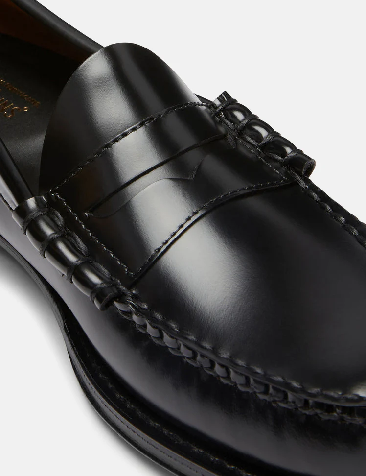 G.H. Bass Weejuns Larson Moc Penny (Leather) - Black - Image 3