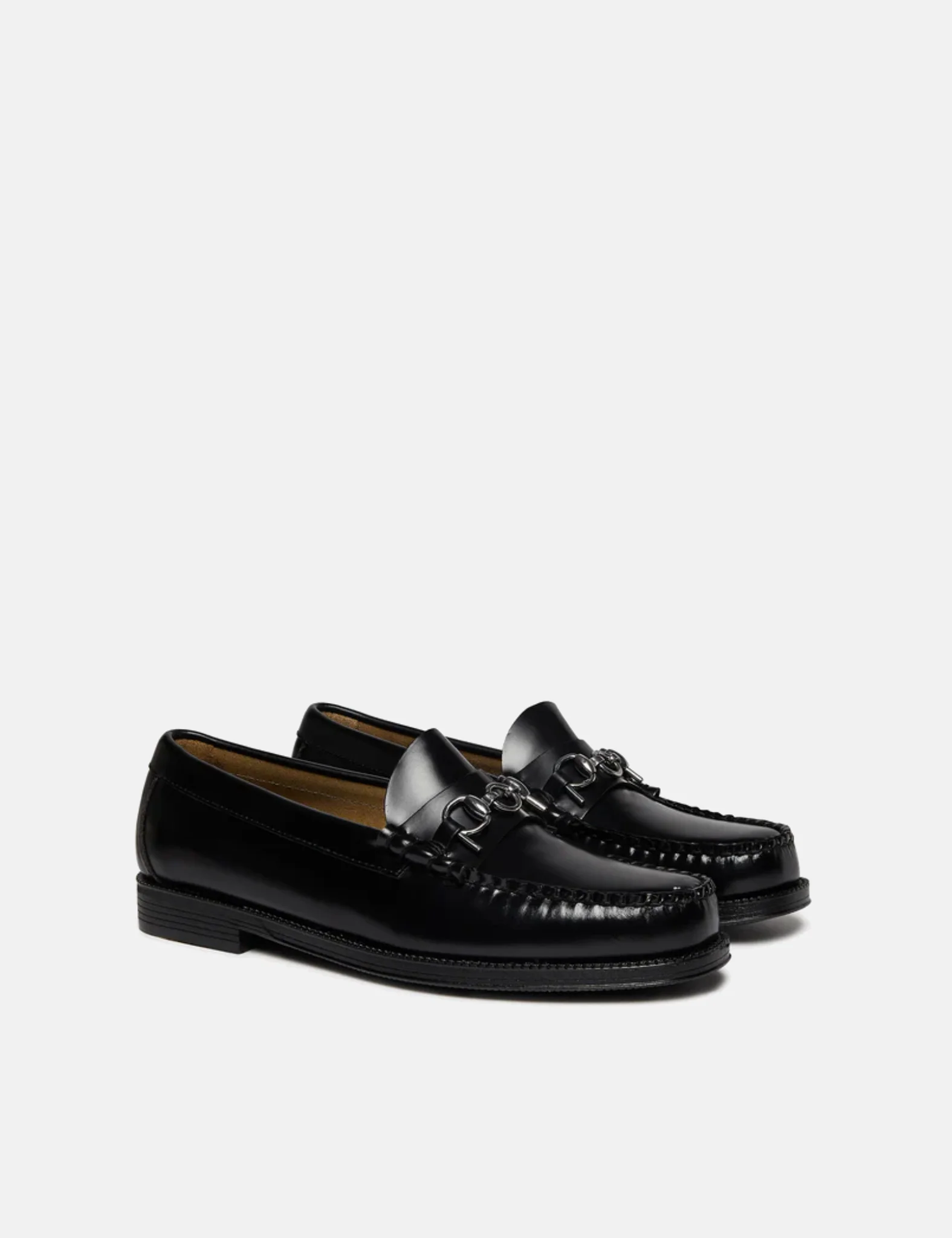 G.H. Bass X POP Easy Weejuns Lincoln Loafers (Leather) - Black - Image 5
