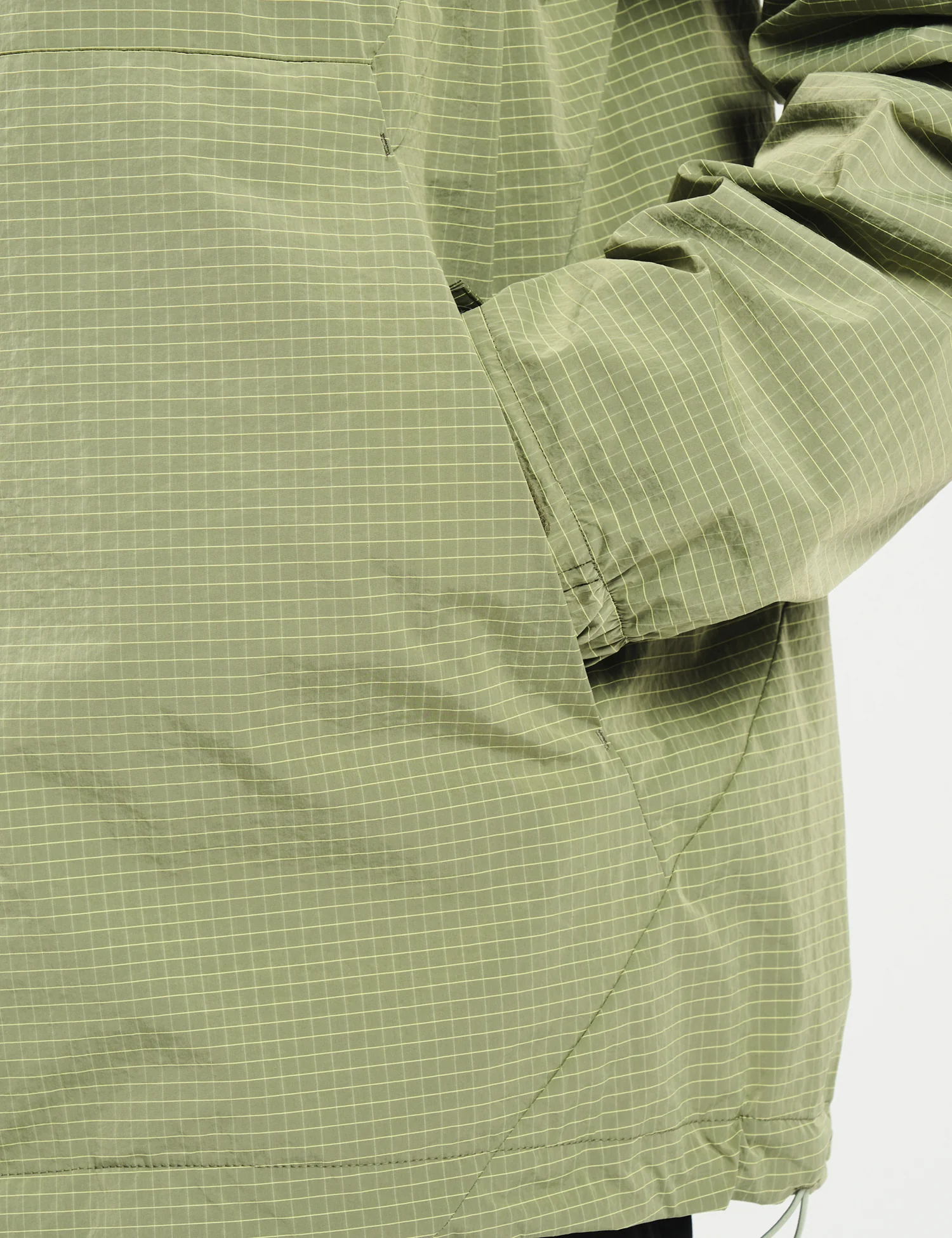 Goldwin Dope Dyed Rip-Stop Wind Jacket - Usuyanagi Green - Image 3