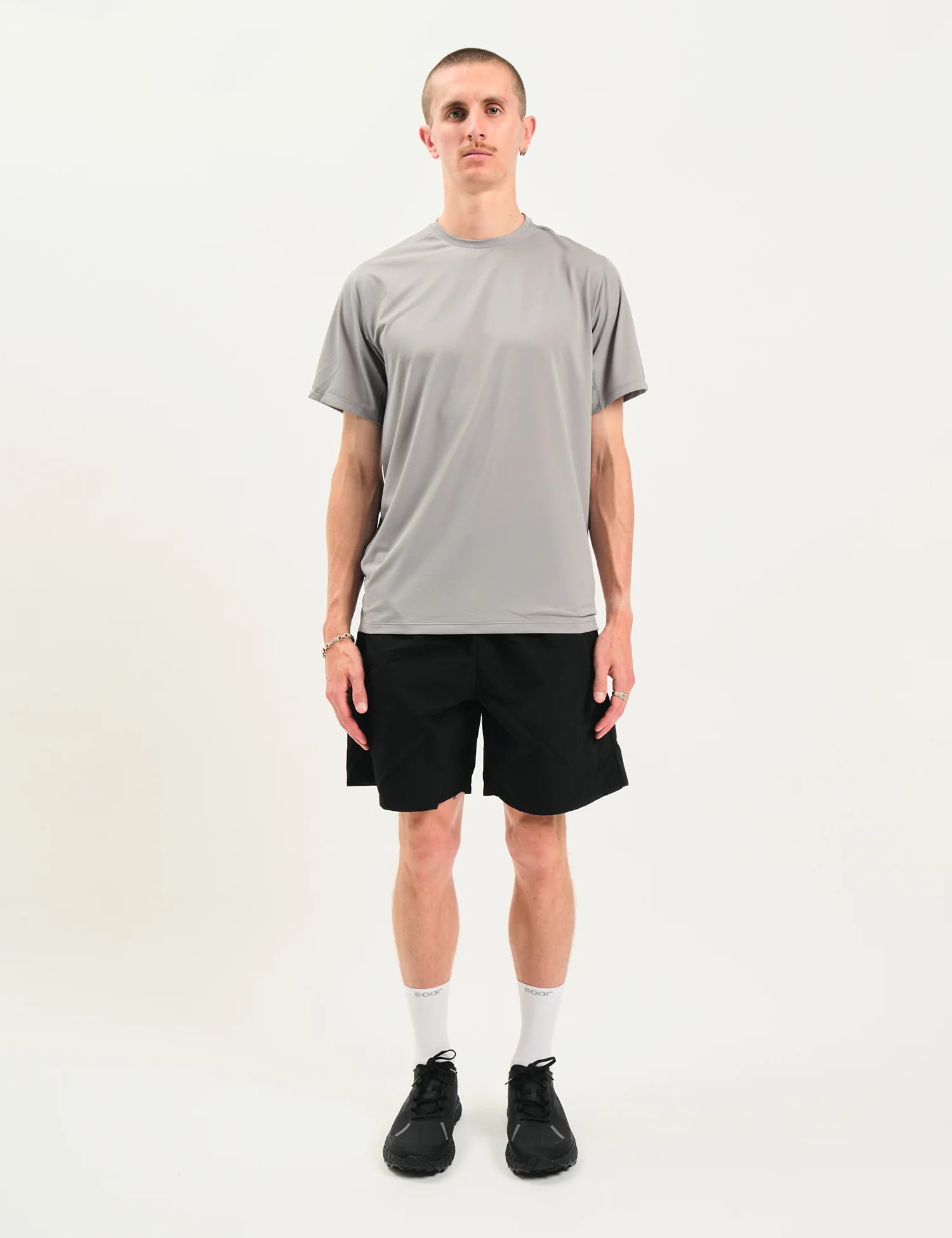 Goldwin WF-Dry T-Shirt - Sleet Grey - Image 3