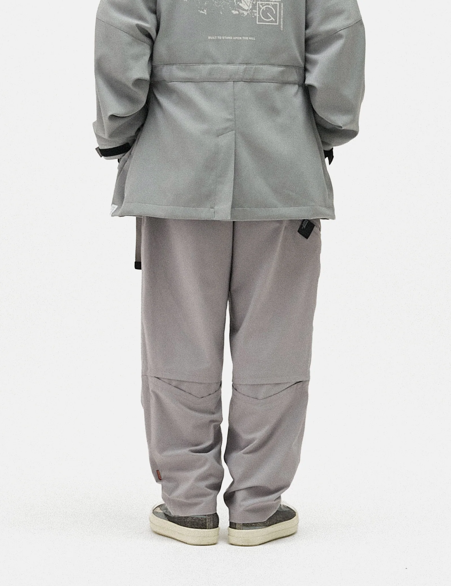 GOOPiMADE "KM-01" Tailored Trousers (Regular-Fit) - Light Grey - Image 4