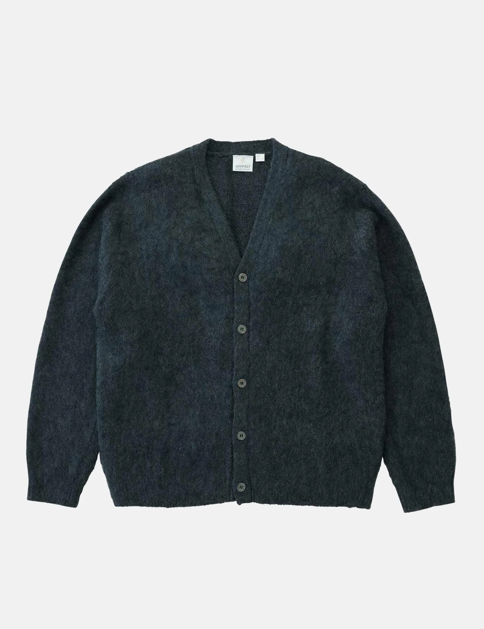 Gramicci Mohair Cardigan - Charcoal Grey - Image 5