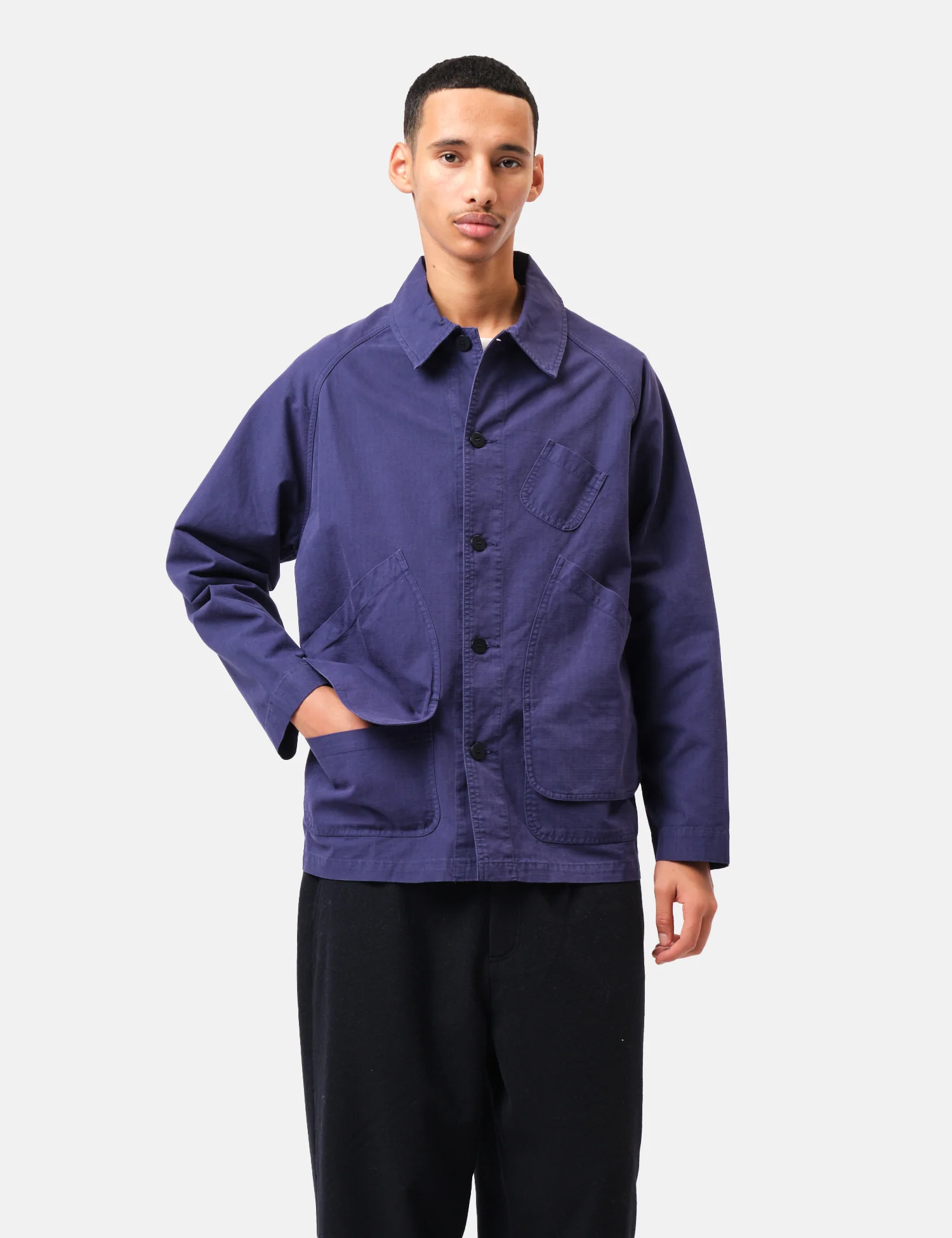 La Paz Mantero Expedition Canvas Jacket - Navy Blue - Image 4