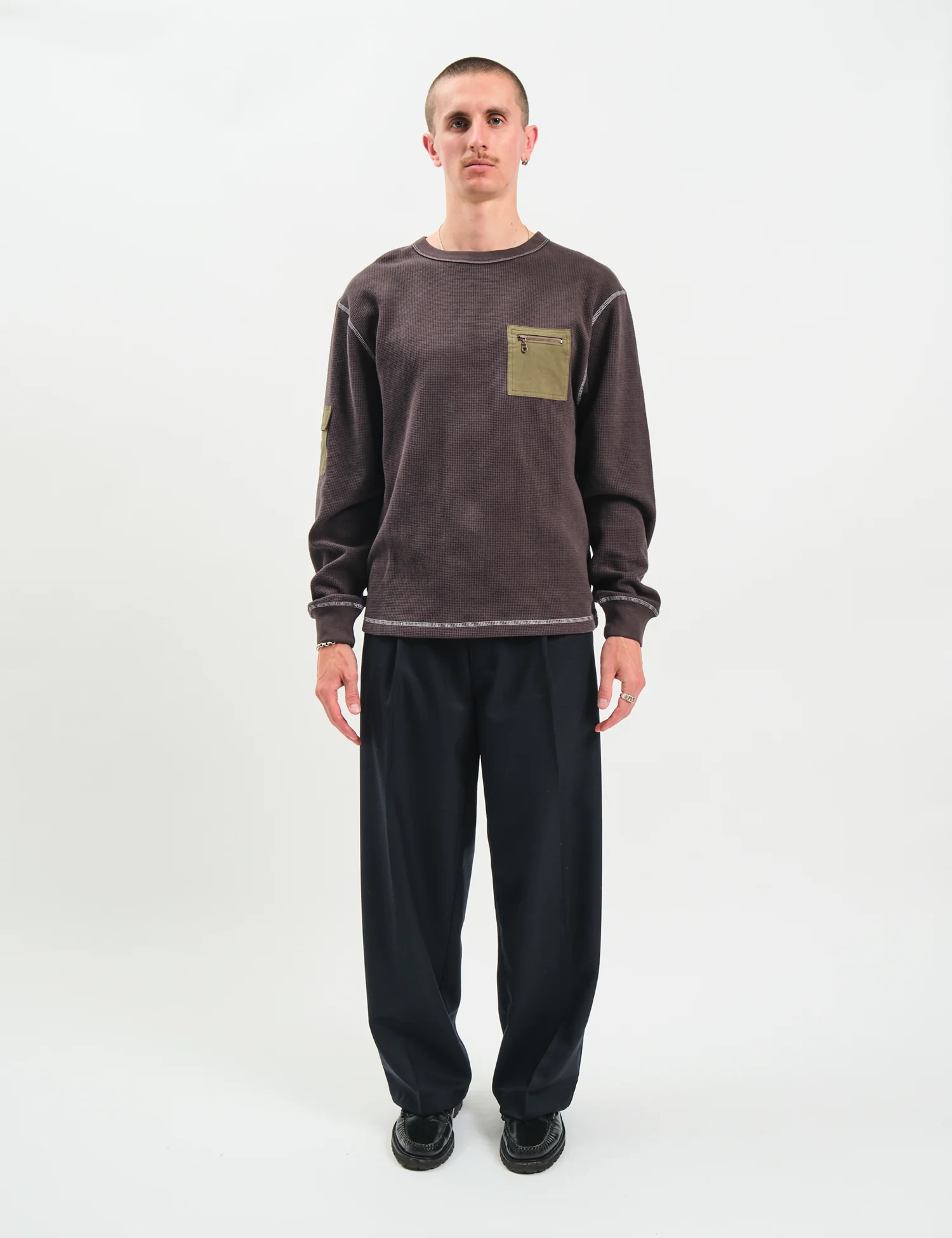 Larriet Bunker Top - Charcoal Grey - Image 3