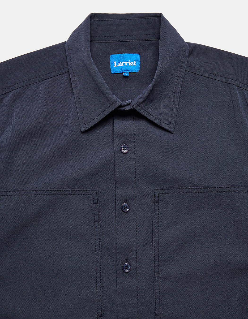 Larriet Cliff Short Sleeve Shirt - Navy Blue - Image 2