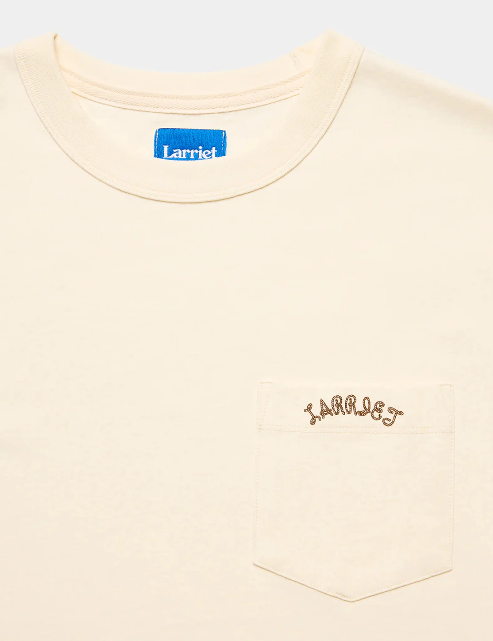 Larriet Lasso Pocket T-Shirt - Cream - Image 6