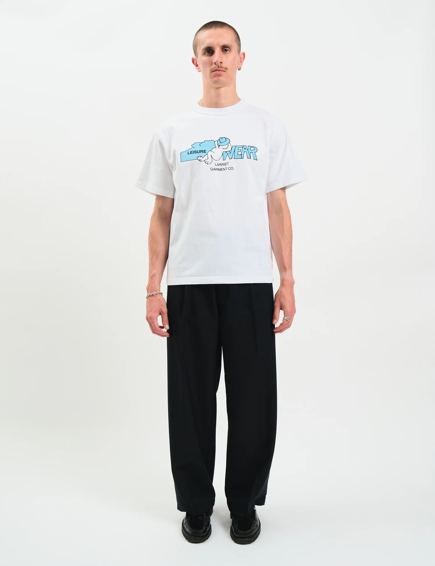 Larriet Leisure T-Shirt - White - Image 4