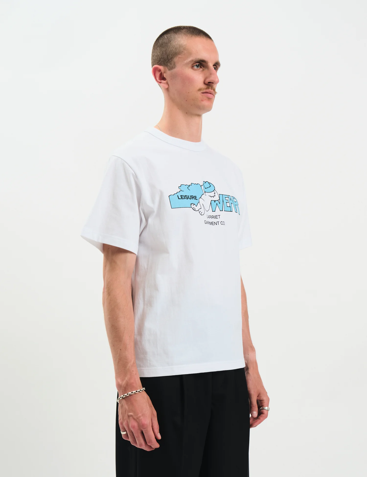 Larriet Leisure T-Shirt - White - Image 6