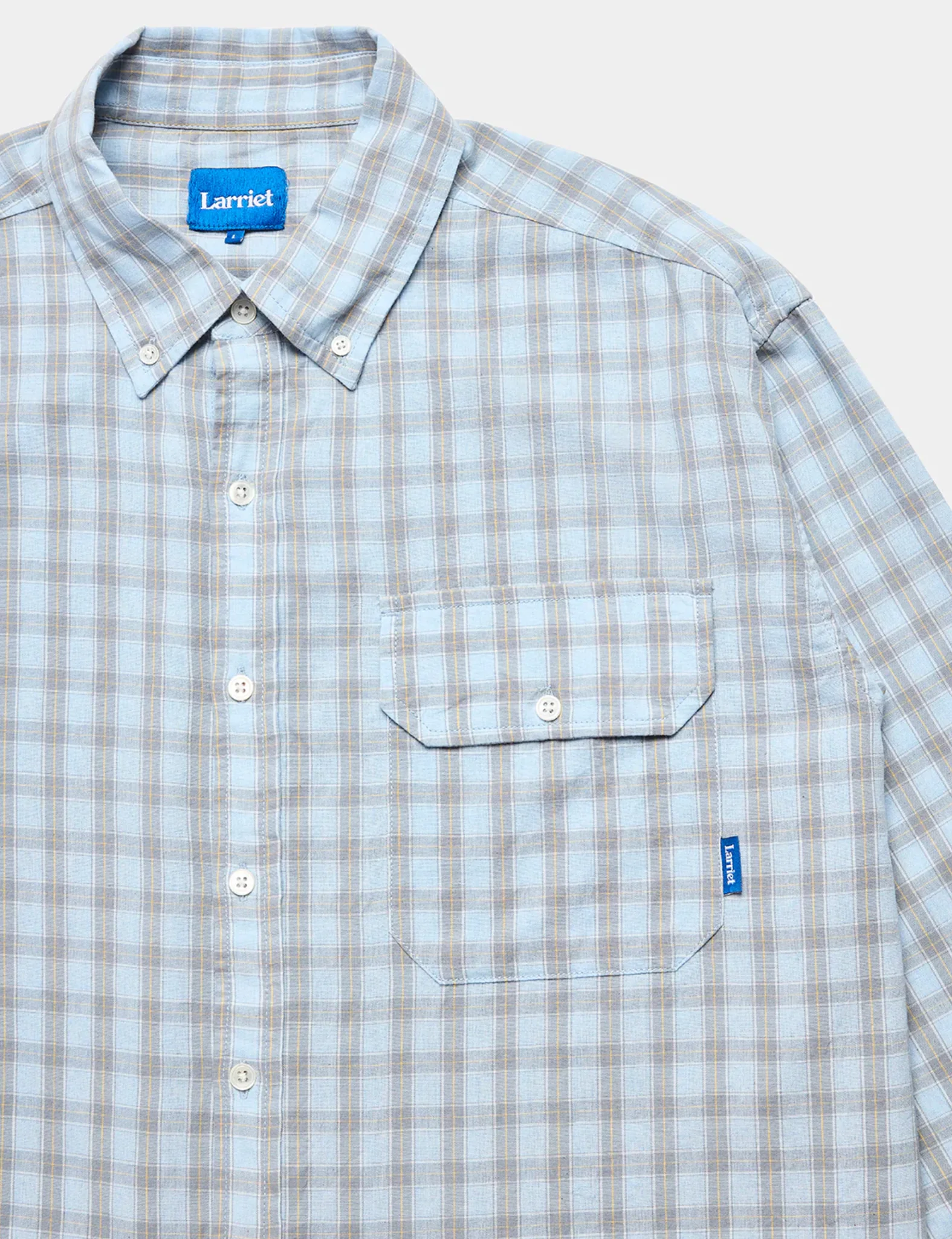 Larriet Weisner Rain Plaid Shirt - Blue - Image 7