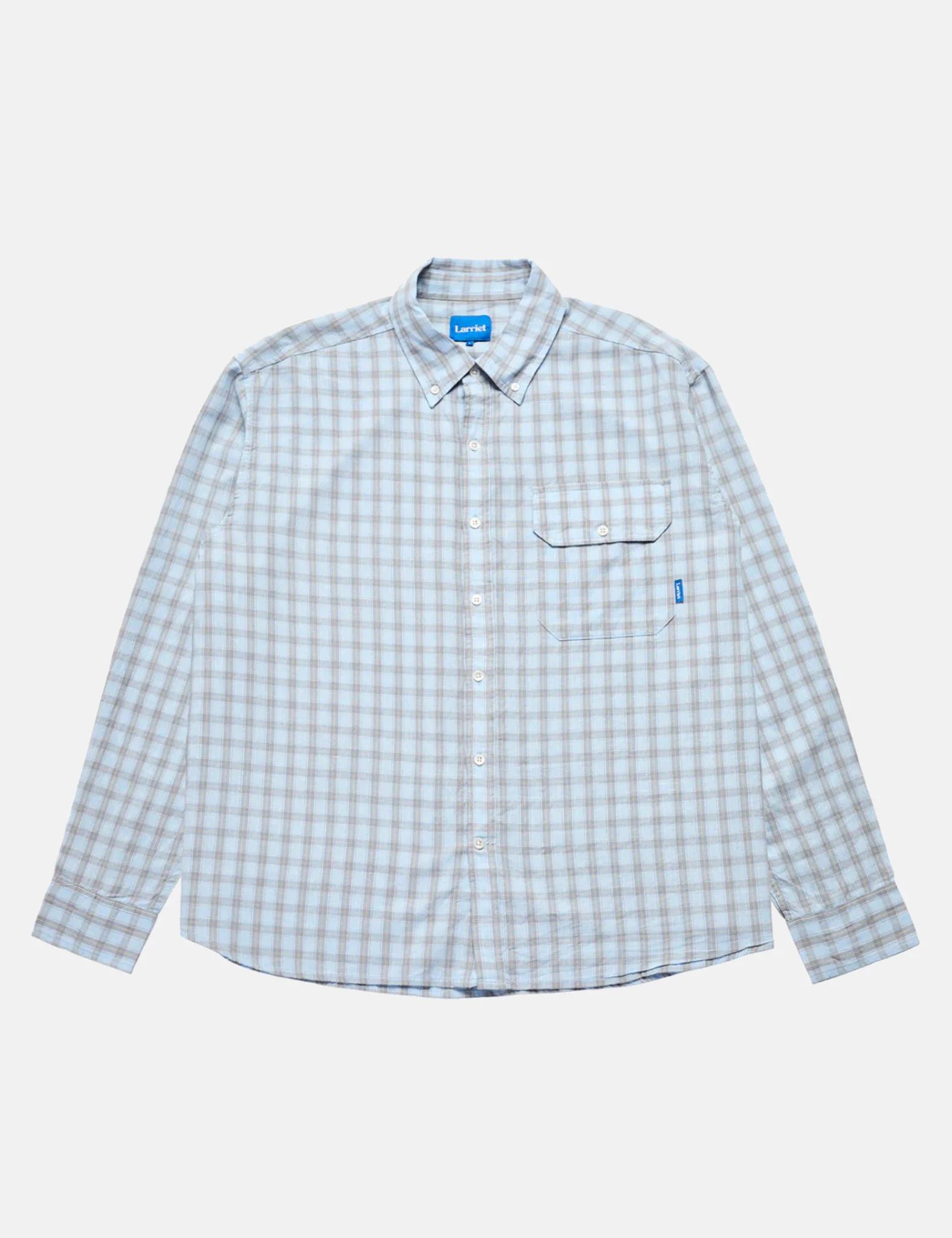 Larriet Weisner Rain Plaid Shirt - Blue - Image 8