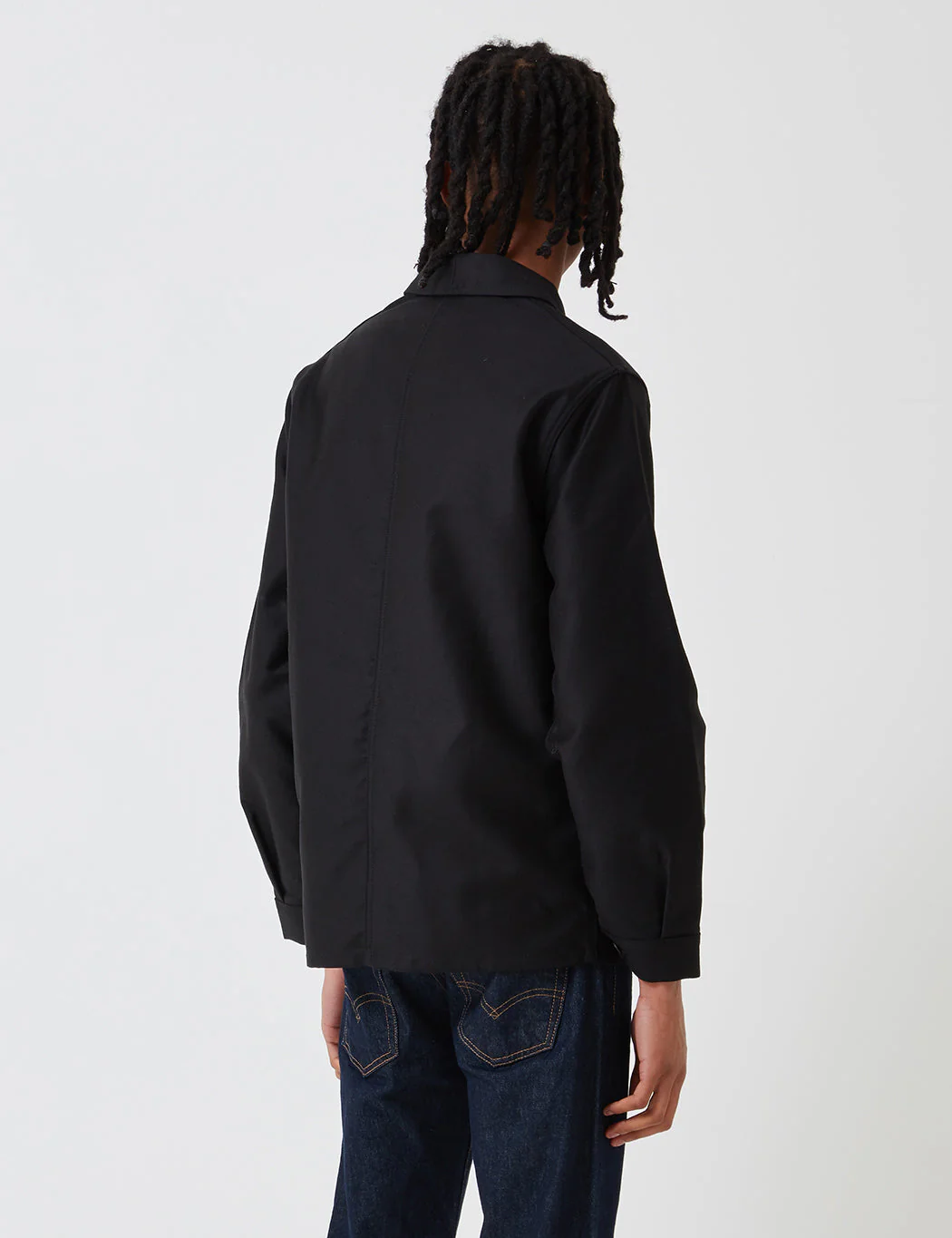 Le Laboureur Moleskin Work Jacket - Black - Image 4
