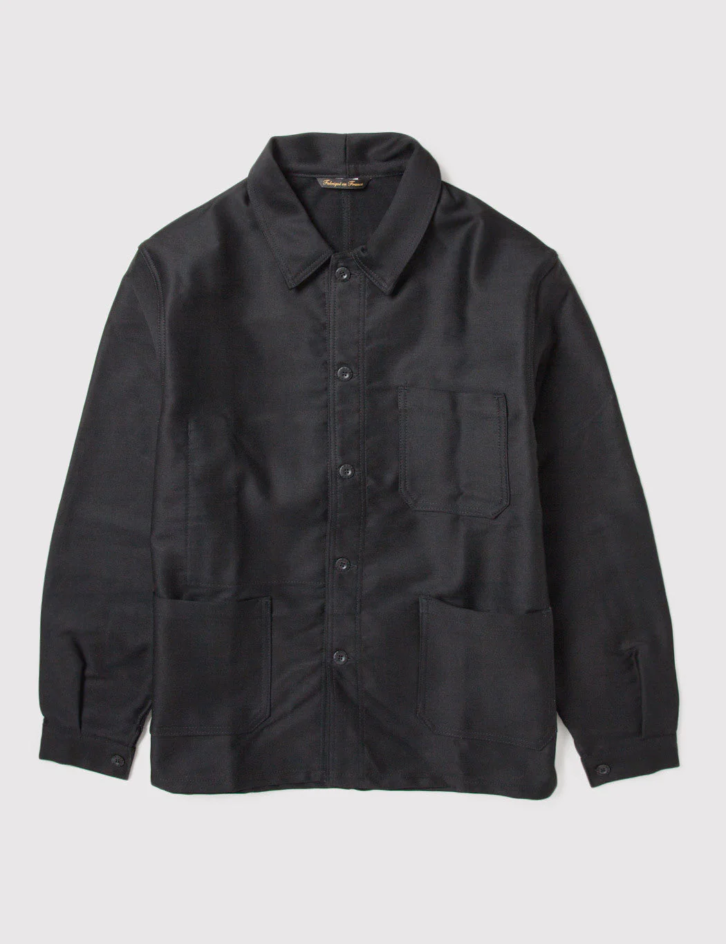 Le Laboureur Moleskin Work Jacket - Black - Image 6
