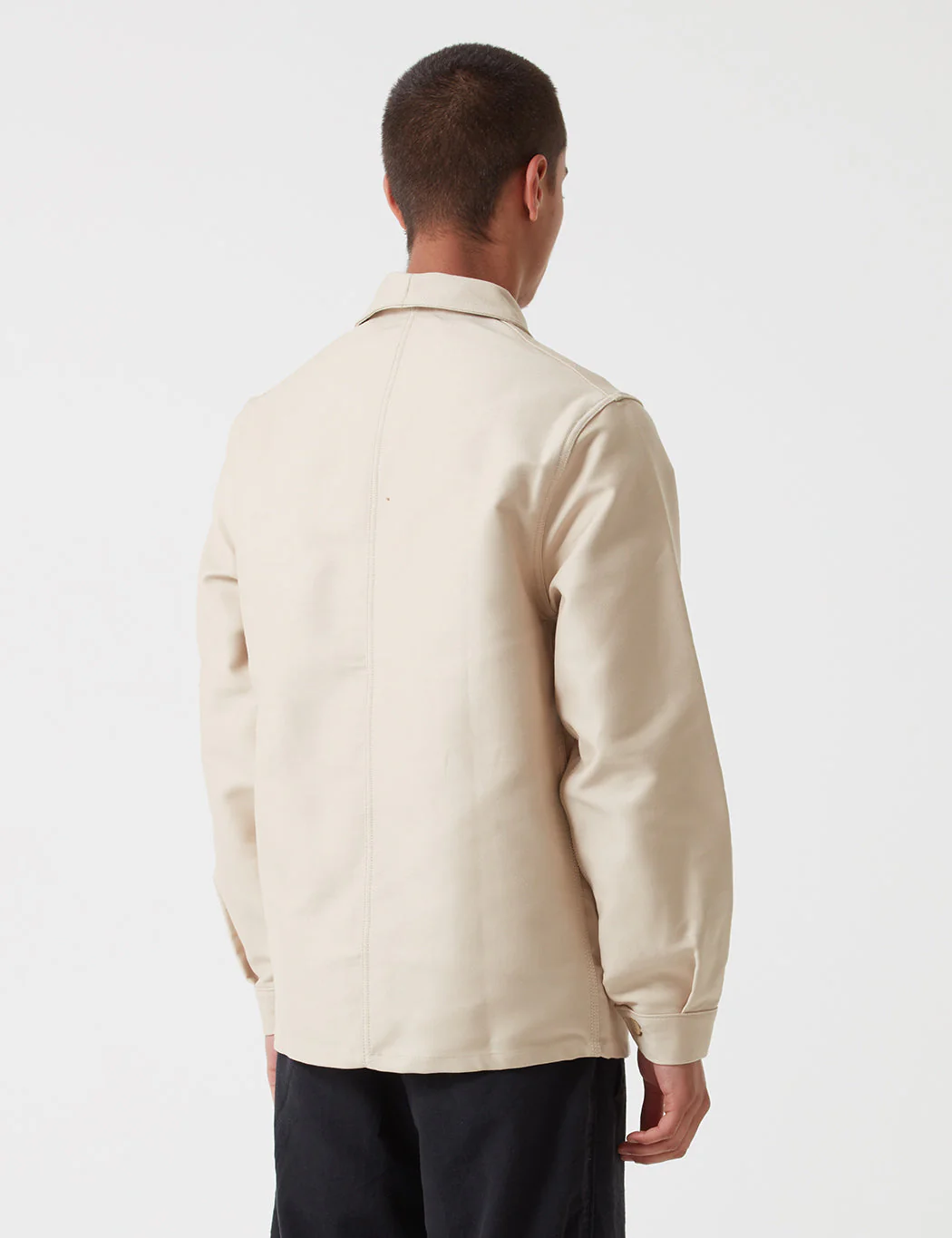 Le Laboureur Moleskin Work Jacket - Ecru - Image 4