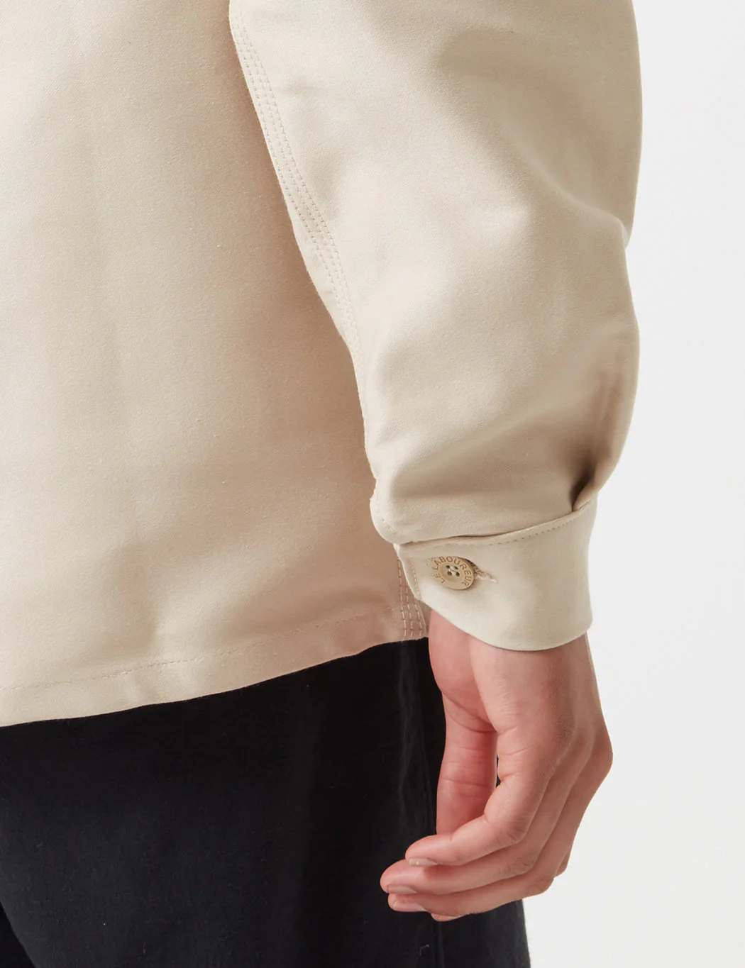 Le Laboureur Moleskin Work Jacket - Ecru - Image 5
