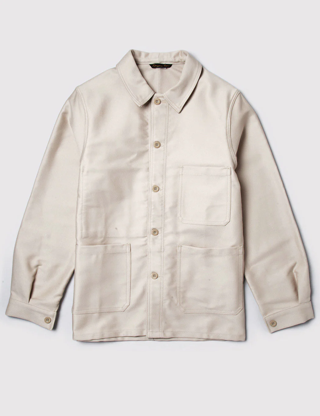 Le Laboureur Moleskin Work Jacket - Ecru - Image 6