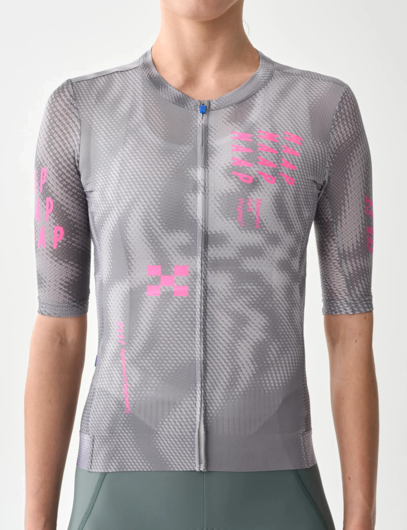 MAAP Womens Privateer C.H Pro Air Jersey 3.0 - Steel Grey - Image 3