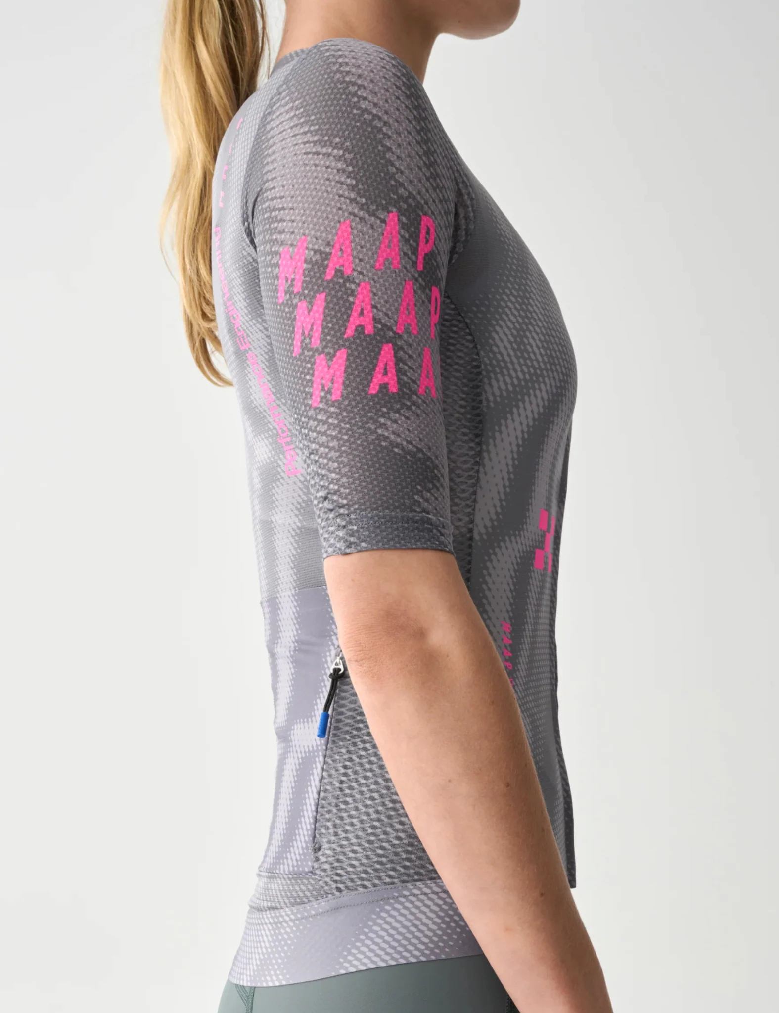 MAAP Womens Privateer C.H Pro Air Jersey 3.0 - Steel Grey - Image 5
