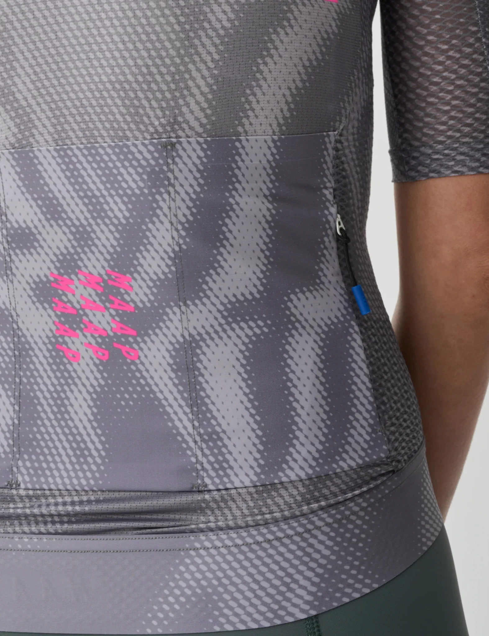 MAAP Womens Privateer C.H Pro Air Jersey 3.0 - Steel Grey - Image 6