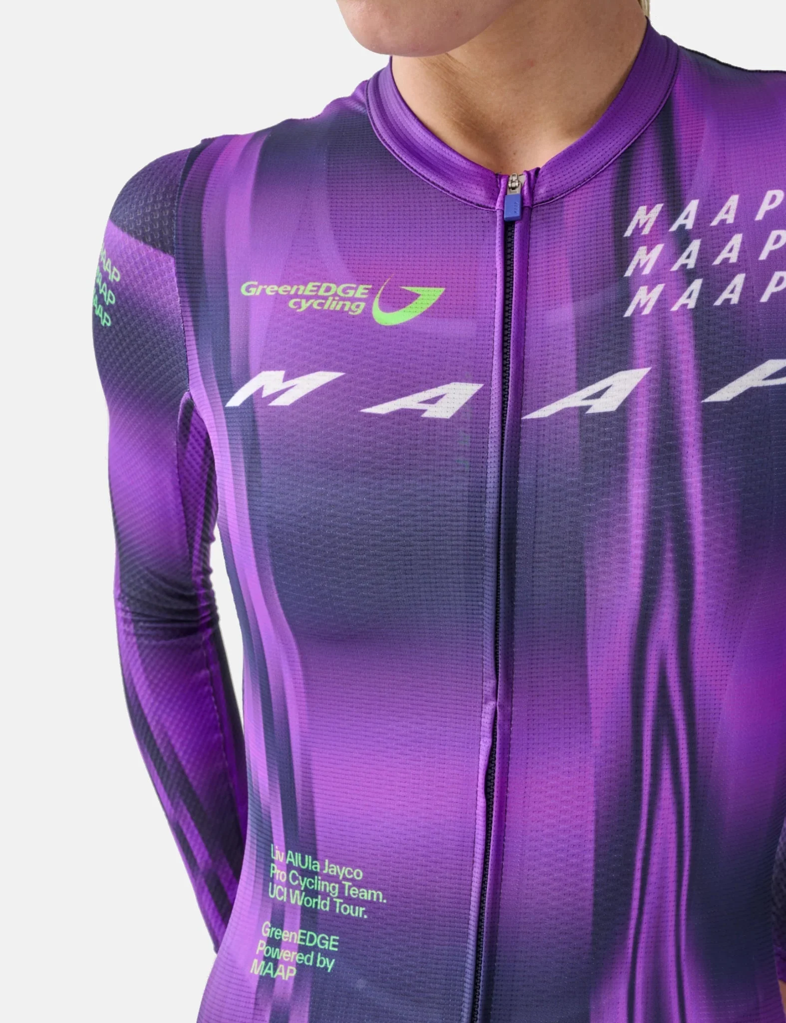 Maap Women's World Tour Pro Air Long Sleeve Jersey - Aurora/Midnight Blue - Image 3