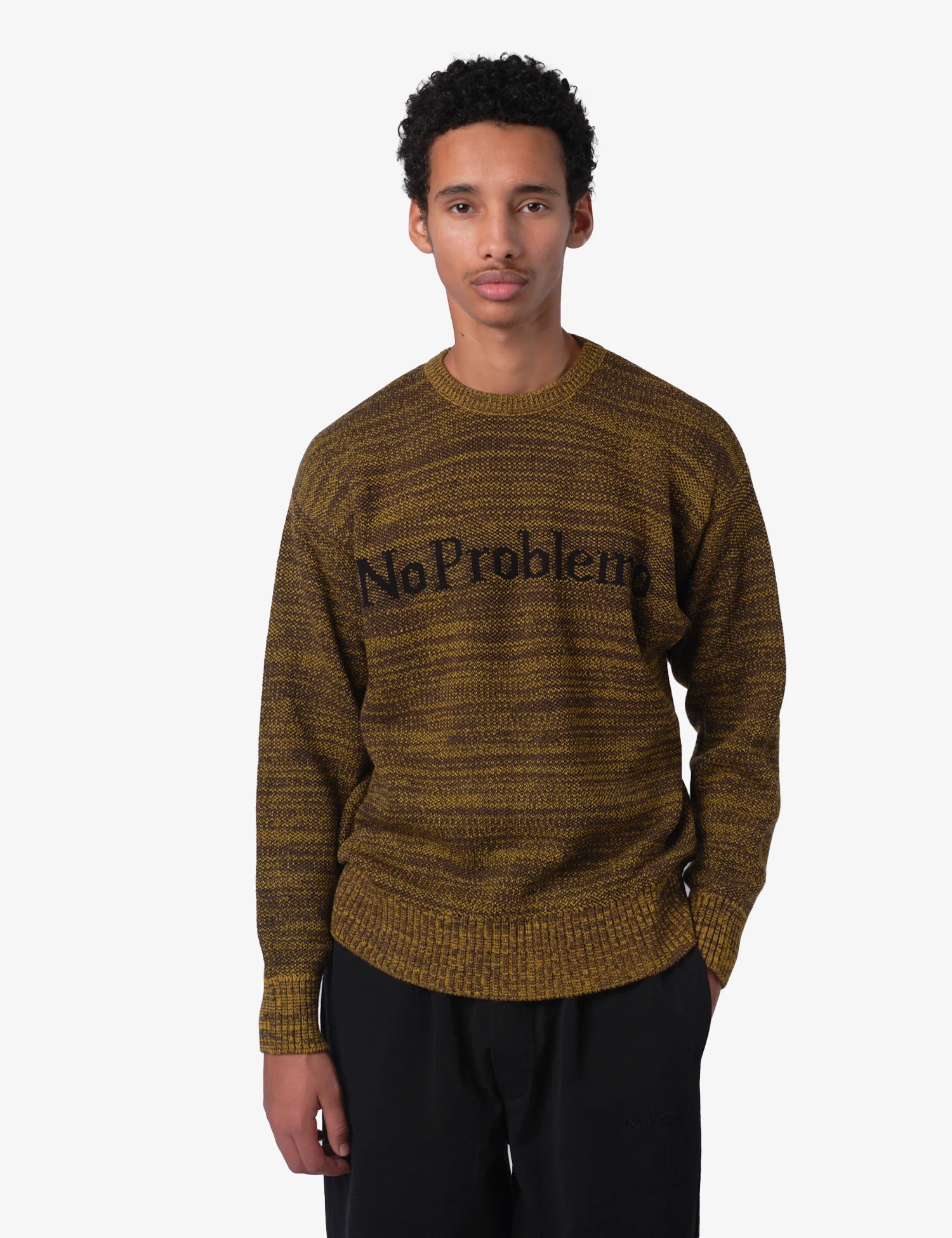 No Problemo Mosca Crew Neck Jumper - Brown - Image 5