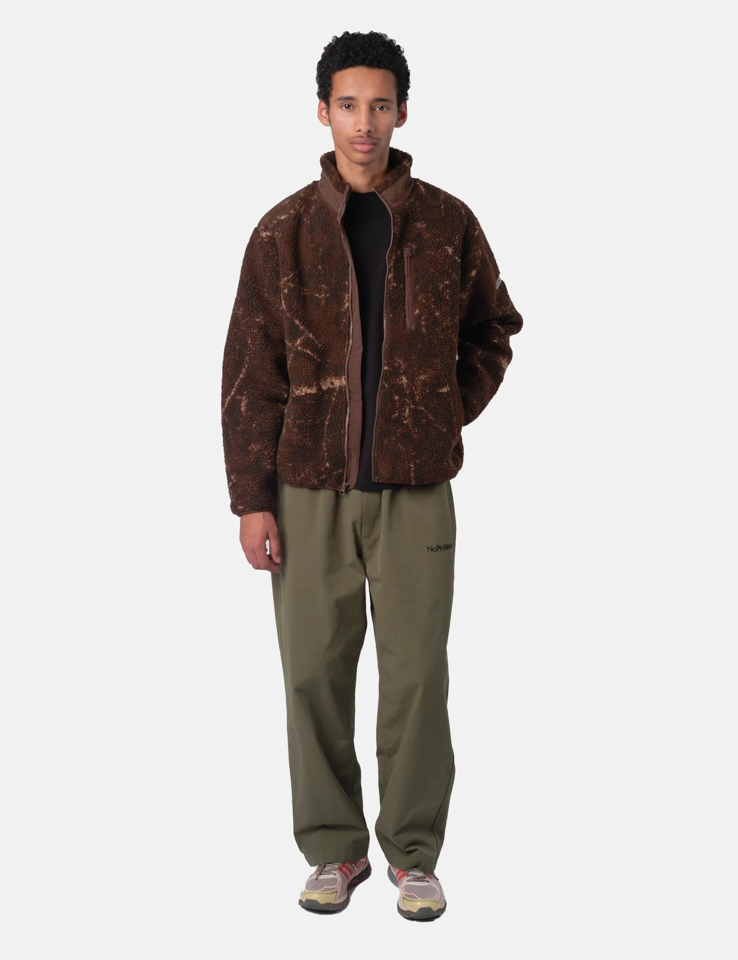 No Problemo NP Forest Heavy Fleece Jacket - Camo - Image 3