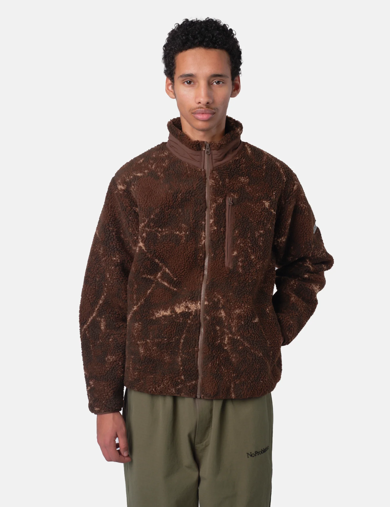 No Problemo NP Forest Heavy Fleece Jacket - Camo - Image 6