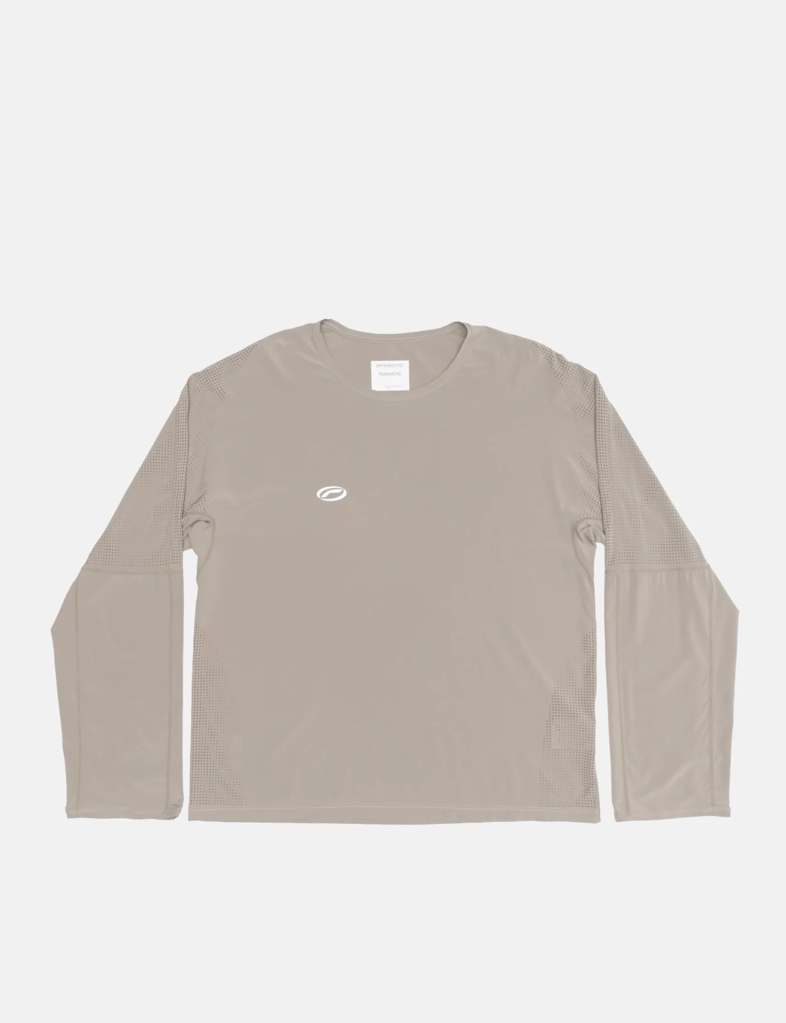 Optimistic Runners Perforated LS T-Shirt - Camel - Image 3