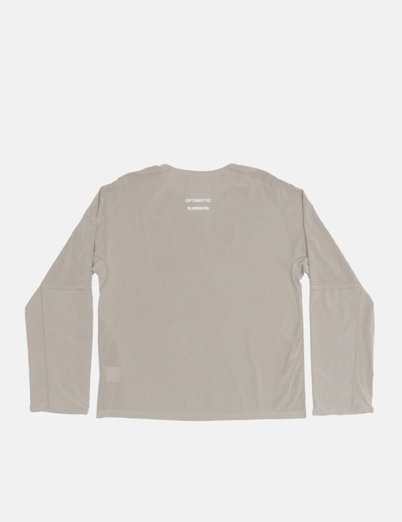 Optimistic Runners Perforated LS T-Shirt - Camel - Image 4
